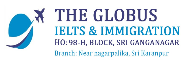 Logo of The Globus IELTS & Immigration for intelligent practice with AI